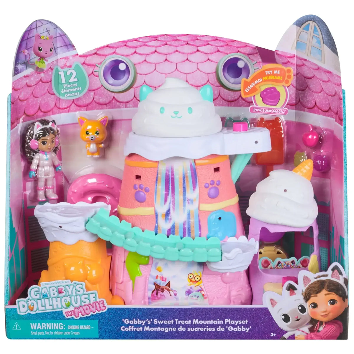 Gabby's Dollhouse: Sweet Treat Mountain Playset with Figure Collectibles for Ages 3 and Up - USA MEGA SHOP