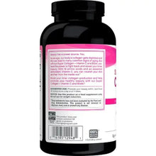 Neocell supplement bottle back label with ingredient and directions text