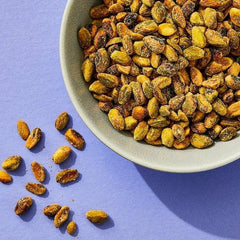 bettergoods Roasted Garlic and Herb Pistachios, 10 oz Tub