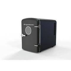 Frigidaire, 6 Can/4L Mini Personal Retro Fridge Cooler, EFMIS229, Black - USA MEGA SHOP