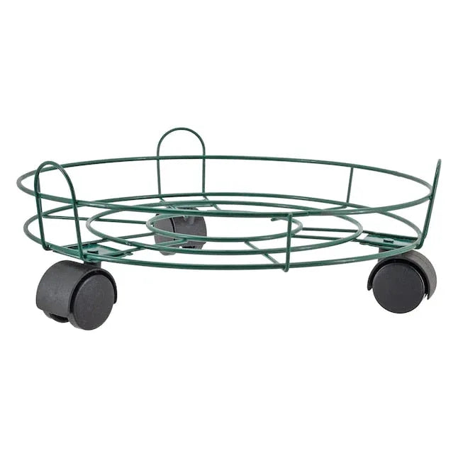 Arcadia Garden Products 13-in L x 1.5-in D x 4.8-in H Green Plant Caddy - USA MEGA SHOP