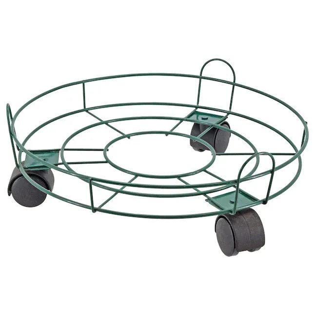 Arcadia Garden Products 13-in L x 1.5-in D x 4.8-in H Green Plant Caddy - USA MEGA SHOP