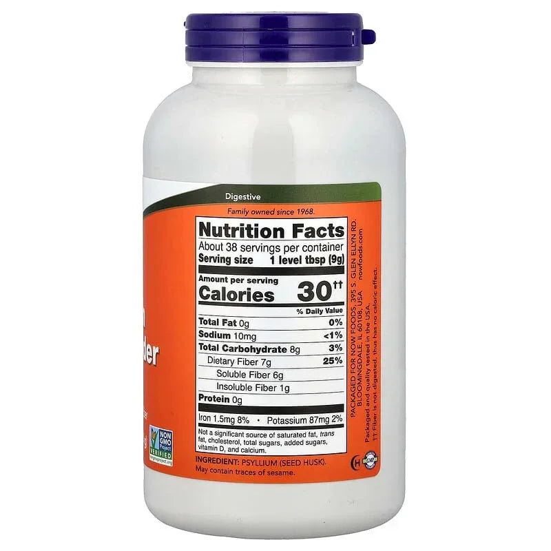 NOW Foods, Psyllium Husk Powder