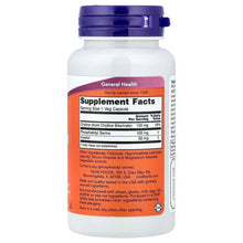 Supplement Facts label on back of bottle with orange panel for 1 veg capsule serving