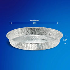 Ez Foil Cake Pans Bakeware 8.5 Inch 8.5 Inch X 1.5 Inch Silver 1 Pack 3 Count
