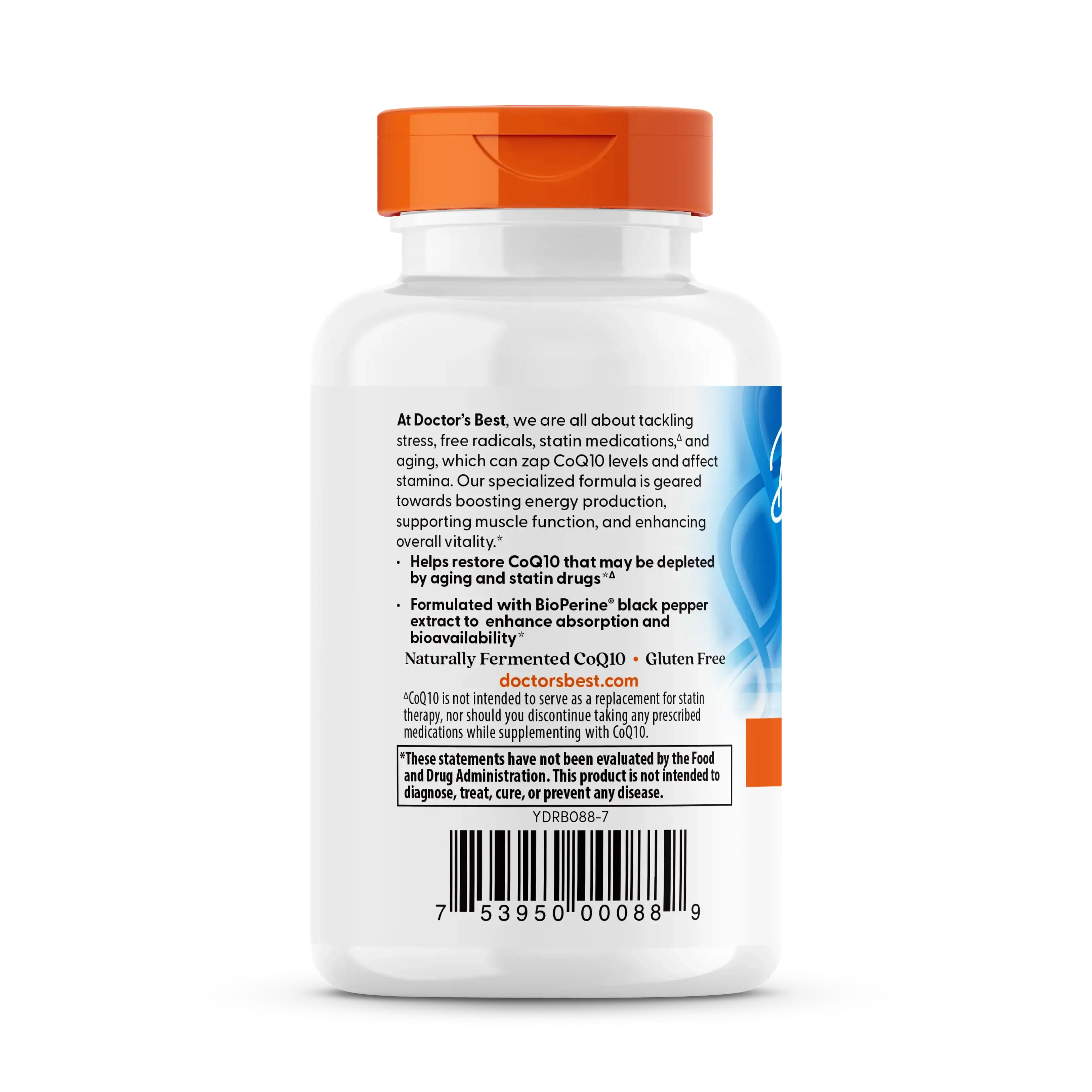 Doctor's Best, High Absorption CoQ10, 100 mg, 120 Softgels