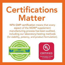 Certifications Matter graphic with NPA GMP and UL certified icons