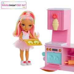 Rainbow High Littles Dessert Shop Playset + Small Doll (Pink 5.5”), Make Ice Cream, Sweets, Kids 4+ - USA MEGA SHOP