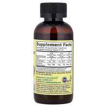 ChildLife Essentials liquid iron bottle, back Supplement Facts label
