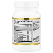 Adrenal Support supplement bottle back label with Supplement Facts