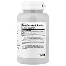 Bamboo silica beauty supplement bottle, view of back Supplement Facts label