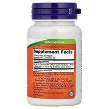 Garlic oil supplement bottle back label with Supplement Facts and ingredients