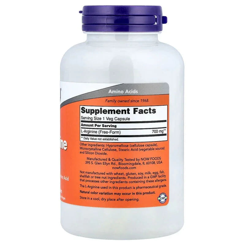 NOW Foods, L-Arginine - USA MEGA SHOP