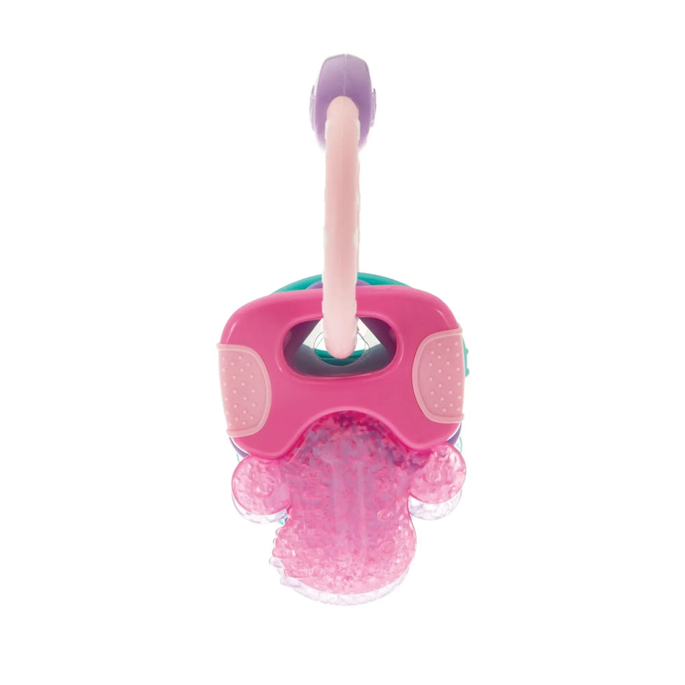 Nuby IcyBite Textured and Soothing Teether for Baby, Multicolor Keys on a Ring - USA MEGA SHOP