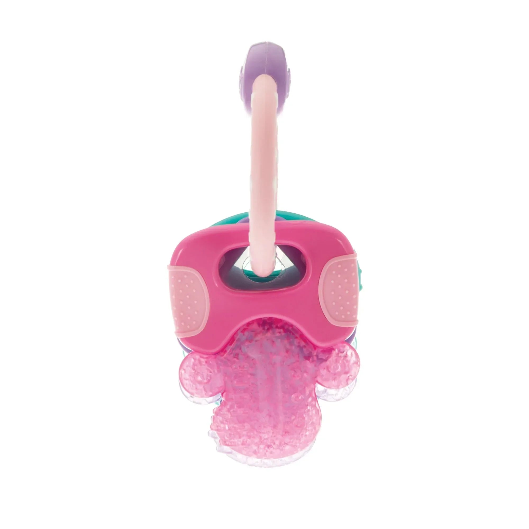 Nuby IcyBite Textured and Soothing Teether for Baby, Multicolor Keys on a Ring