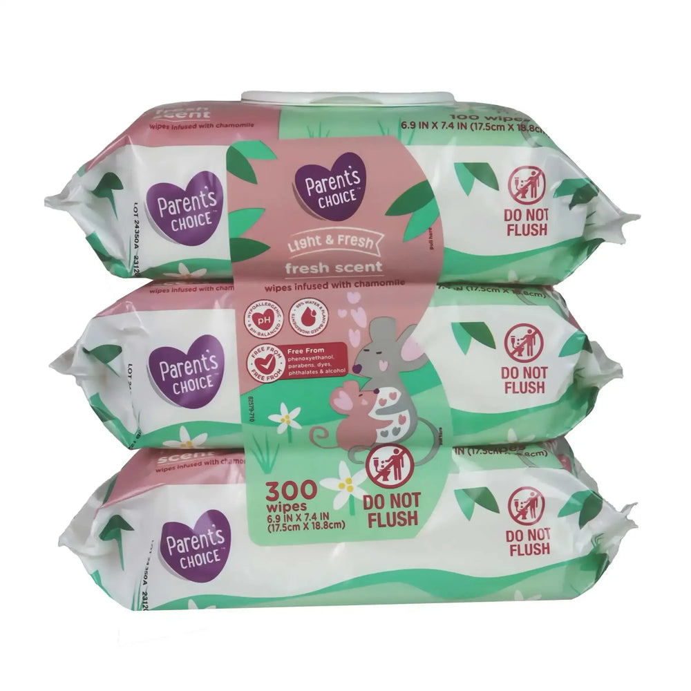 Parent's Choice Fresh Scent Baby Wipes - USA MEGA SHOP