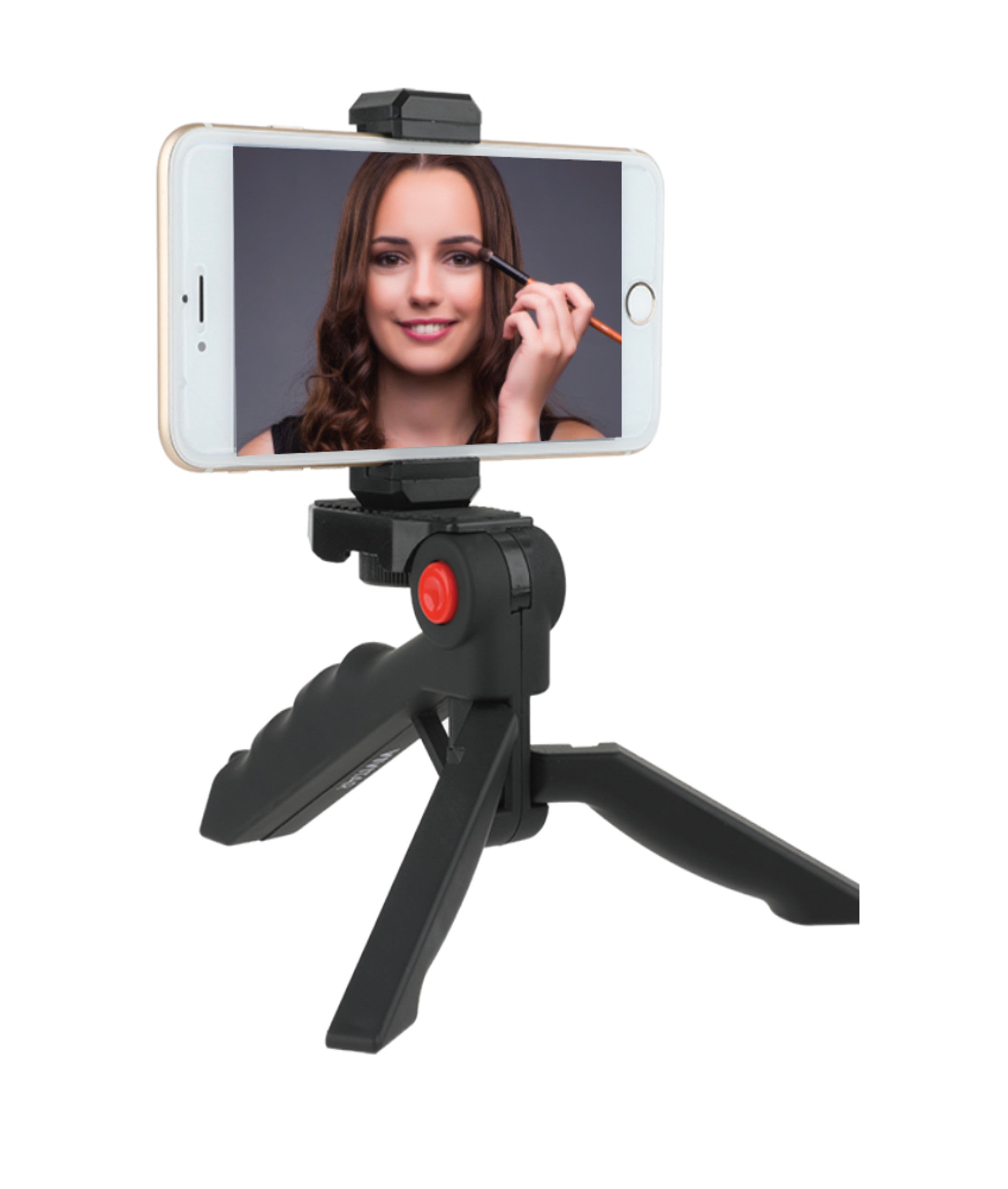 Vivitar Pistol Grip Portable Mini Tabletop Tripod for Video Vlog Stream Photography with Slip Resistant Grip