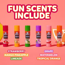 Fruit-scented school glue stick variety pack in assorted bright colors