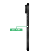 Black wavy grip phone case, slim side profile with button and port cutouts