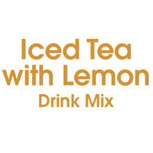 Text label: Iced Tea with Lemon Drink Mix