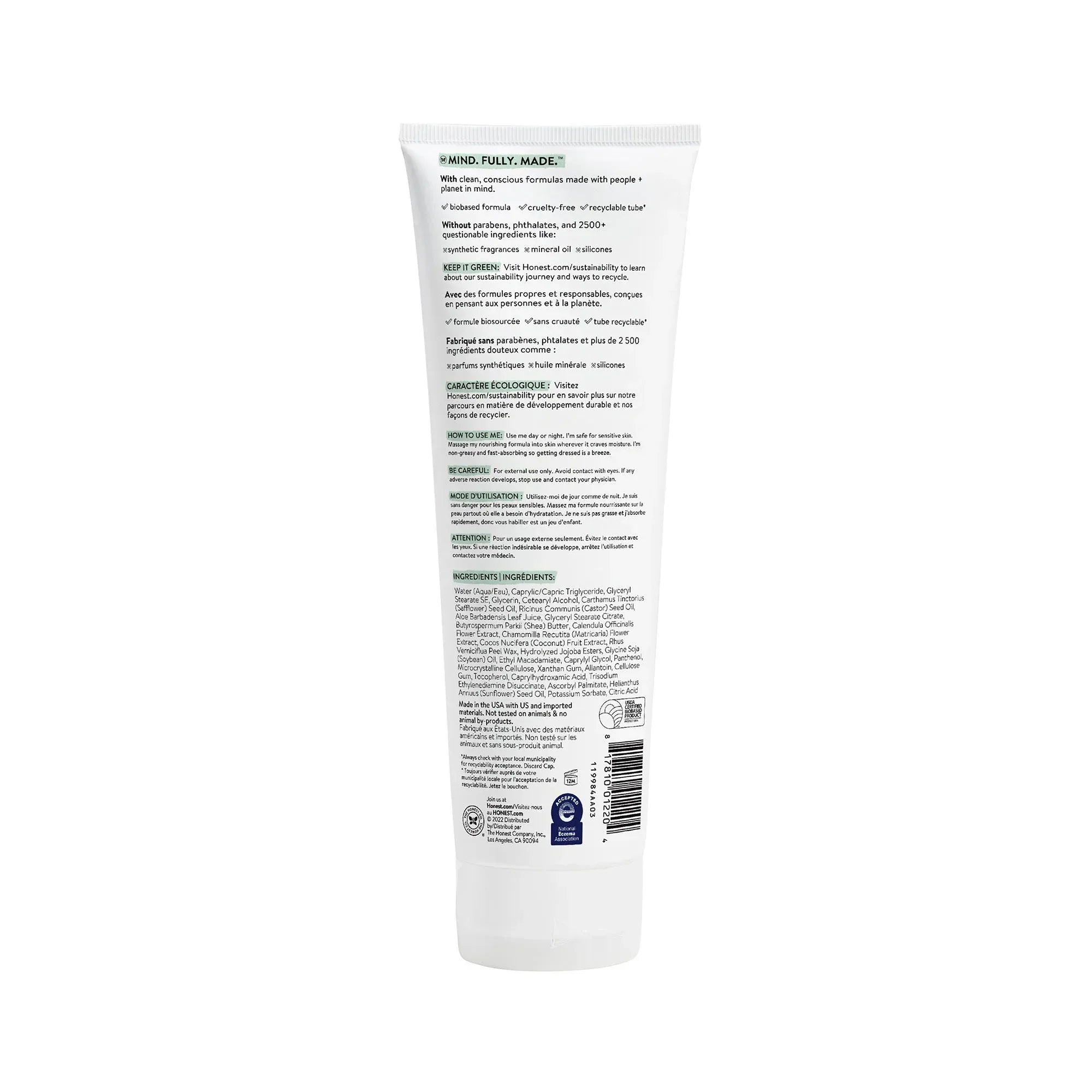 The Honest Company Baby Face and Body Lotion Sensitive Fragrance Free 10 fl oz - USA MEGA SHOP