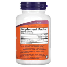 Chondroitin sulfate supplement bottle with white label and blue cap