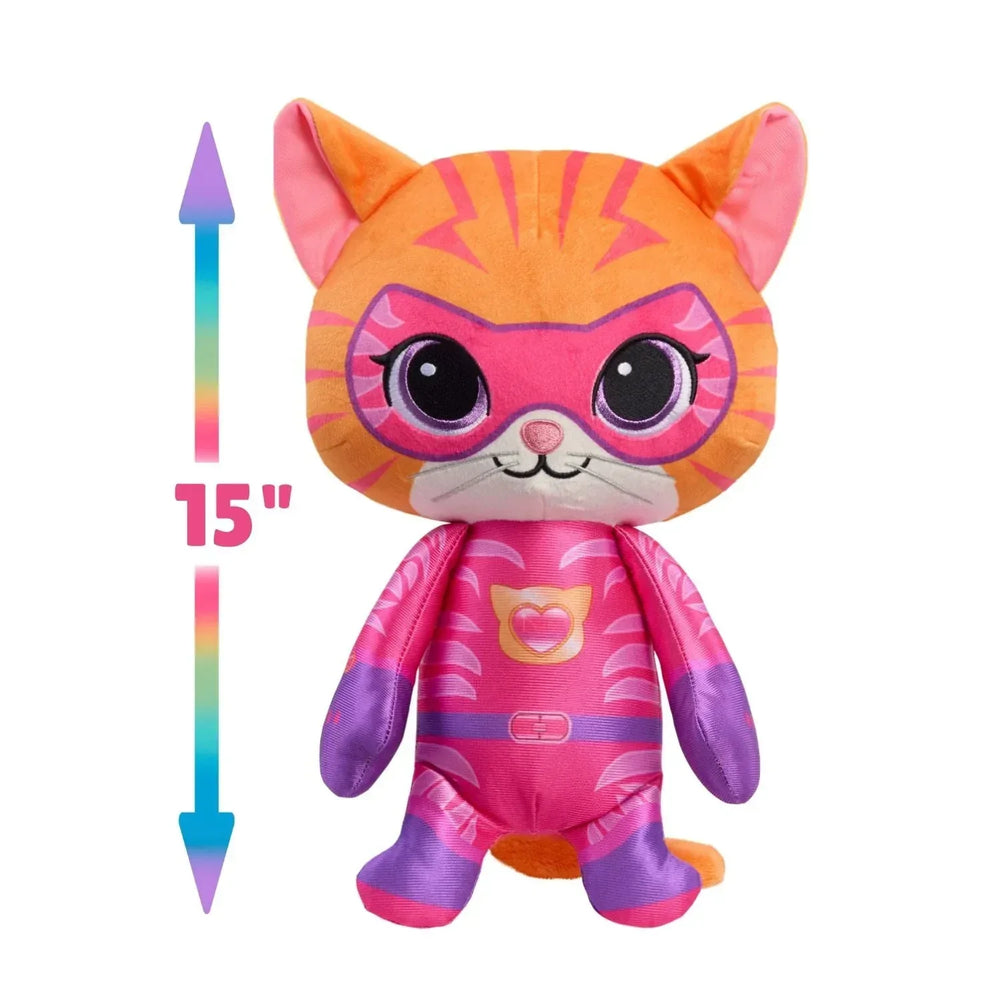 Disney Jr. SuperKitties 15-inch Large Plush Ginny Stuffed Animal, Toy for Kids Ages 2 and up - USA MEGA SHOP