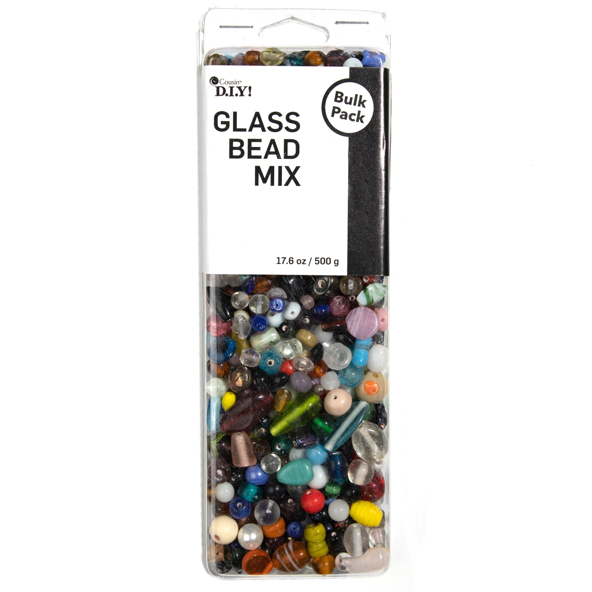 Cousin DIY Acrylic Bead Assortment Mix, Rainbow Colors, AJM65022015, 2500 Piece, Adult