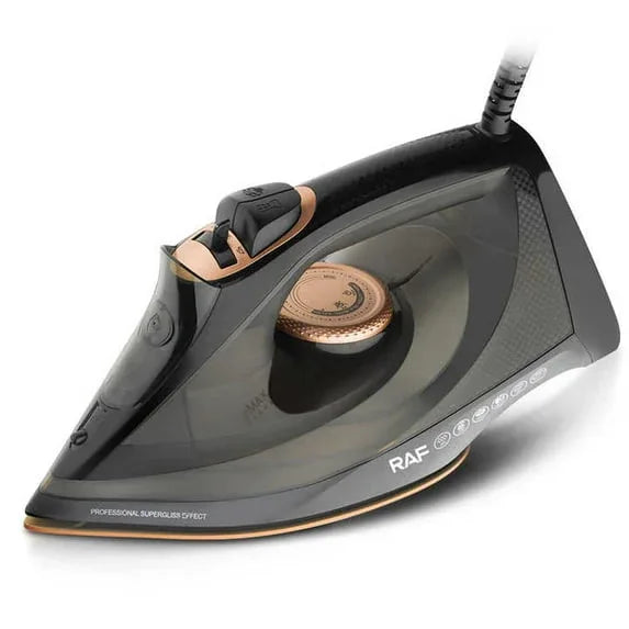 RAF Electric Steam Iron ‚Äì 2000W Non-Stick Soleplate Iron with Adjustable Steam, Vertical Steaming, Auto Shut-Off & Anti-Drip ‚Äì Lightweight & Powerful for Home and Travel Use - USA MEGA SHOP