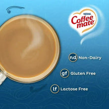 Coffee creamer in cup, non-dairy, gluten free, lactose free.