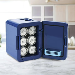 Disney Stitch Blue 6 Can AC Mini Fridge Thermoelectric Cooler 4 Litre