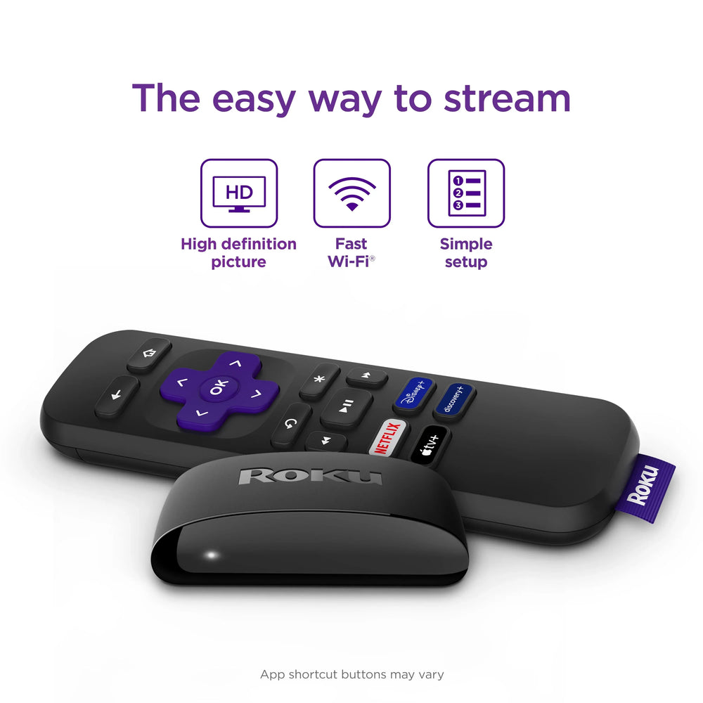 Roku Express HD Streaming Device with High-Speed HDMI Cable, Standard Remote (No TV Controls) and Fast Wi-Fi - USA MEGA SHOP