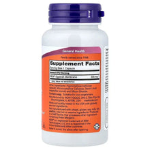 Eggshell membrane supplement bottle back label with Supplement Facts panel
