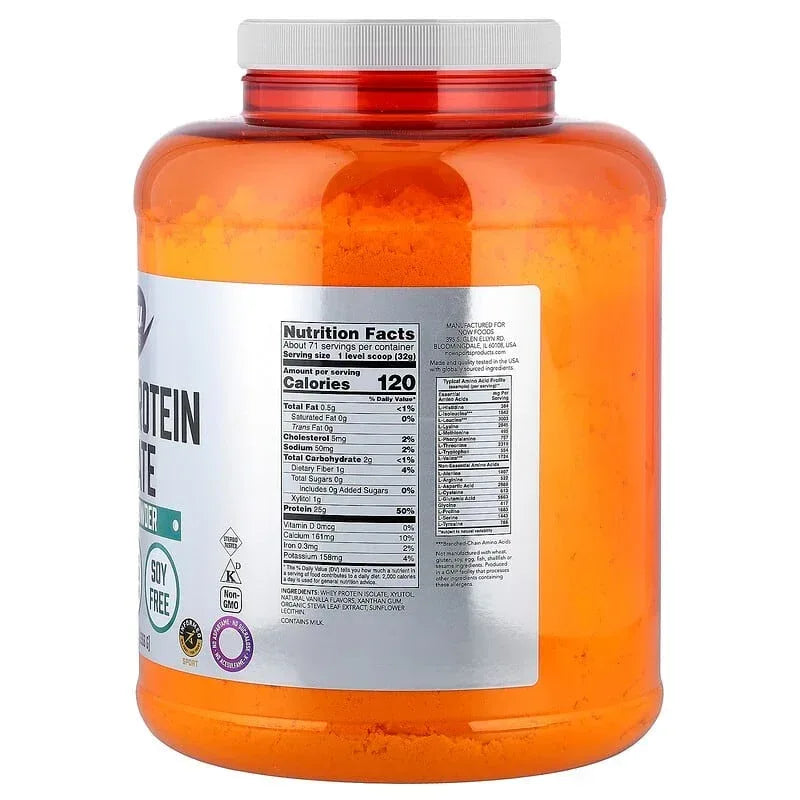 NOW Foods, Sports, Whey Protein Isolate, Creamy Chocolate, 1.8 lbs (816 g)