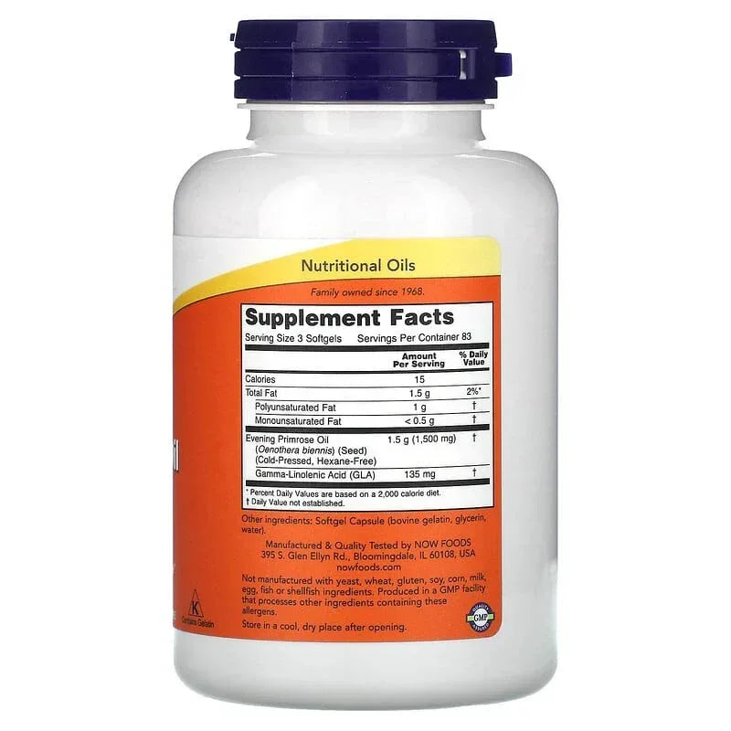 NOW Foods, Evening Primrose Oil, Softgels
