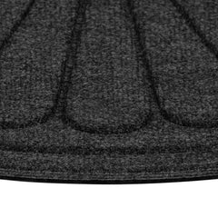 Mainstays 18"x30" Gray Sunburst Polyester Utility Entryway Door Mat