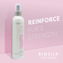 BioSilk For Dogs detangling & shine spray bottle with fine mist pump