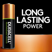 Rechargeable AA battery with copper top and black body