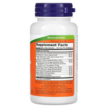 Menopause Support supplement bottle back label with Supplement Facts text