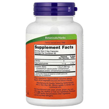 Cinnamon bark veg capsule bottle with orange Supplement Facts label
