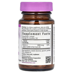 Bluebonnet Nutrition, Vitamin A, 3,000 mcg (10,000 IU), 100 Softgels