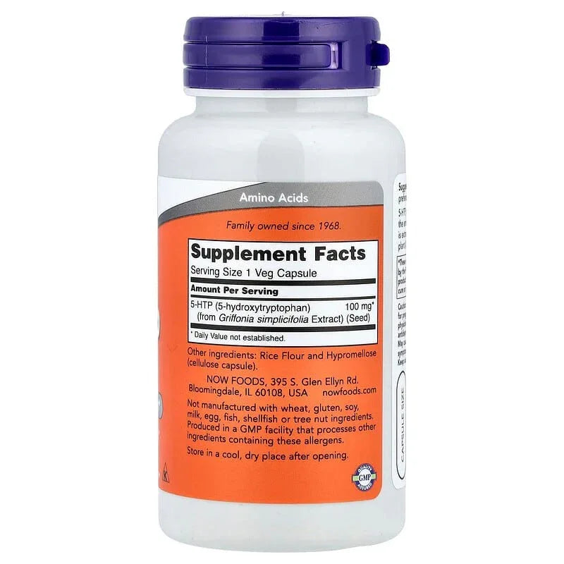 NOW Foods, 5-HTP - USA MEGA SHOP