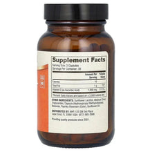 Dr. Mercola liposomal Vitamin C supplement facts label on amber bottle back.
