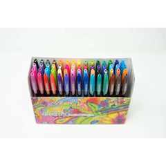 Zebra Doodlerz Gel Stick Pens, Bold Point 1.0mm, Assorted Colors, 60-Count