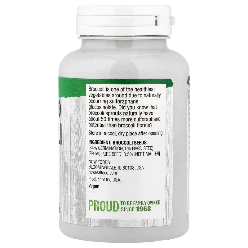 NOW Foods, Real Food, Broccoli Seeds, 4 oz (113 g)