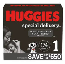 Huggies Special Delivery hypoallergenic baby diaper box, size 1, 174 diapers