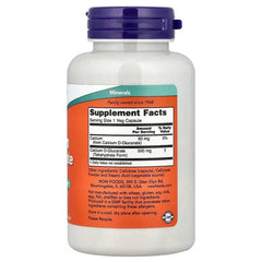 NOW Foods, Calcium D-Glucarate, 500 mg, 90 Veg Capsules