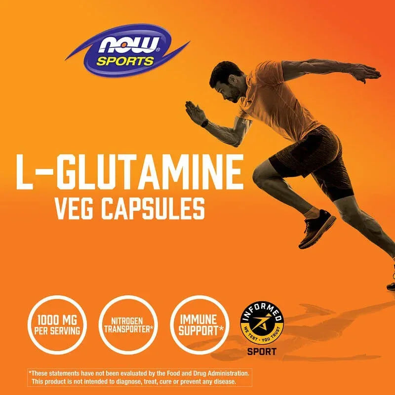 NOW Foods, L-Glutamine, 500 mg & 1000 mg