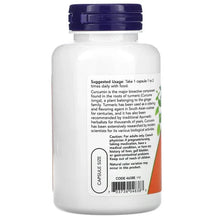 Turmeric curcumin supplement bottle back label, white bottle with purple cap