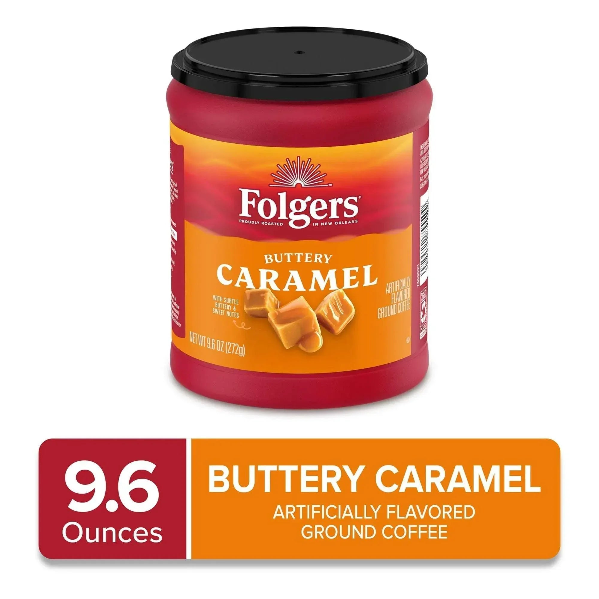 Folgers Classic Roast Ground Coffee, Medium Roast, 9.6 oz Canister